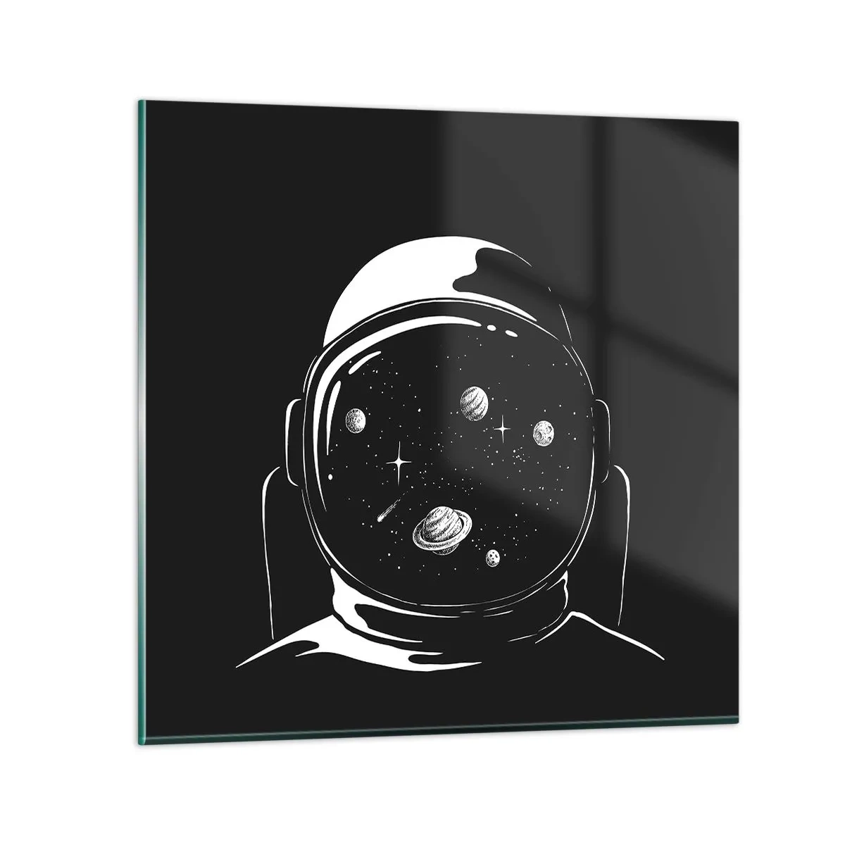 Obraz na skle - Skvelý výhľad - 50x50 cm