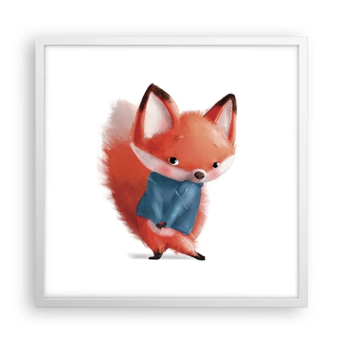 Plagát v bielom ráme - Pristane mi to? - 50x50 cm