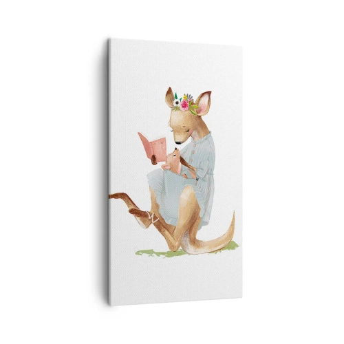 Obraz na plátne - Prečítaj mi, mama - 45x80 cm