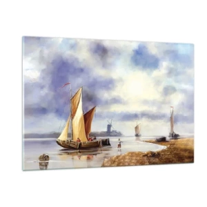 Obraz na skle - Návrat námorníkov - 120x80 cm