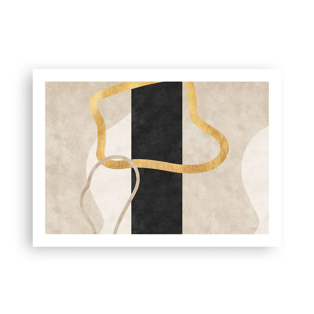 Plagát - Tvary v slučke - 70x50 cm