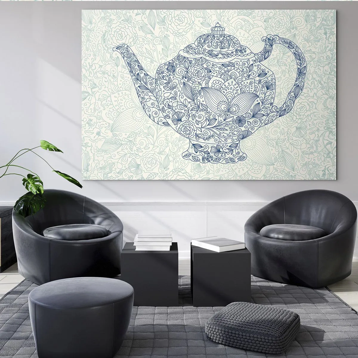 Obraz na skle - Čajové kúzlo - 100x70 cm