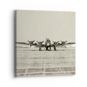 Obraz na plátne - Ako vždy pripravený - 40x40 cm