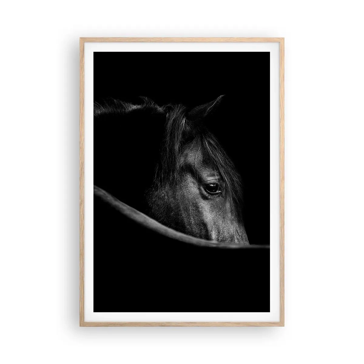 Plagát v ráme zo svetlého duba - Čierny knieža - 70x100 cm