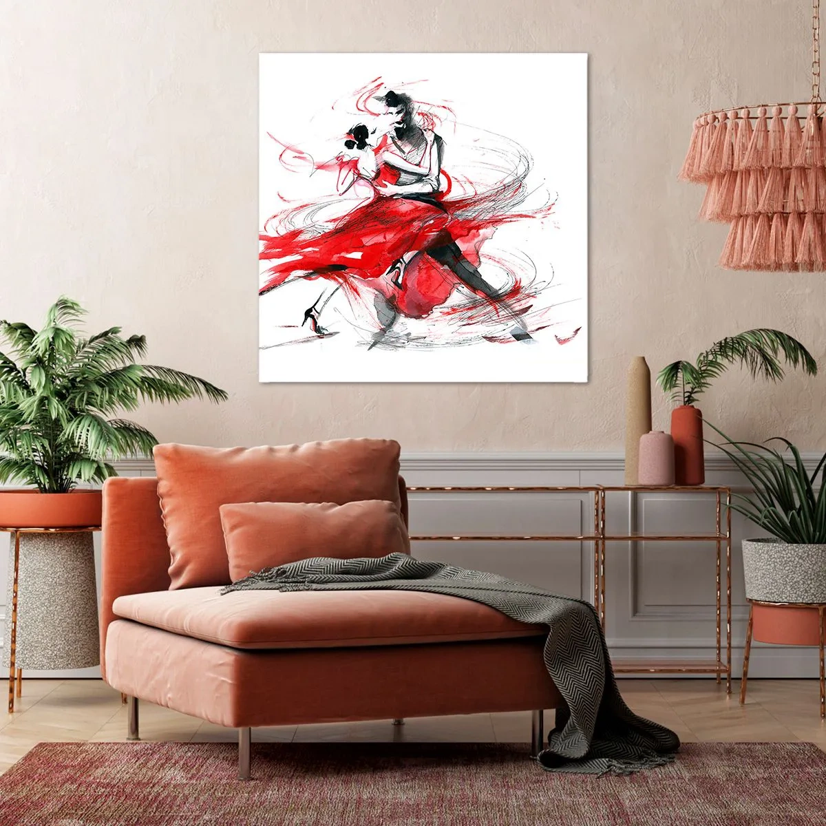 Obraz na plátne - Tango - rytmus náruživosťou - 30x30 cm