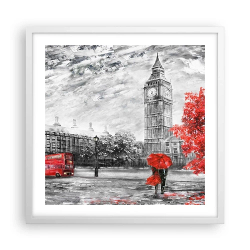 Plagát v bielom ráme - Vzrušujúci deň - 50x50 cm
