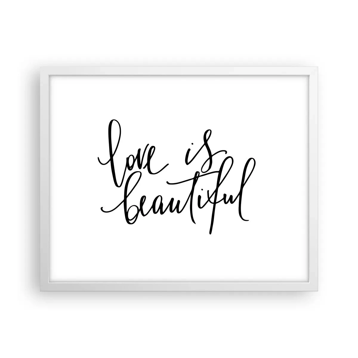 Plagát v bielom ráme - Prečítaj a zopakuj - 50x40 cm