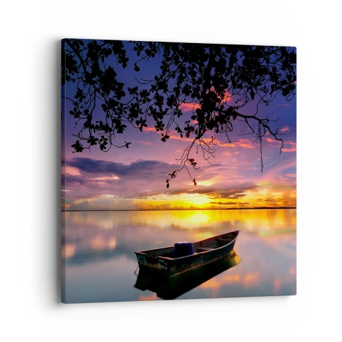 Obraz na plátne - „Zdá sa, že visíš uprostred neba…“ - 40x40 cm