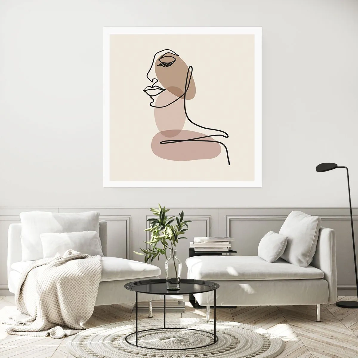 Plagát - Pri počúvaní samého seba - 60x60 cm