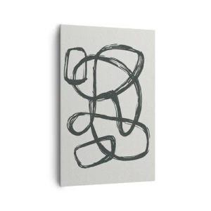 Obraz na plátne - Abstrakcie v slučke - 80x120 cm