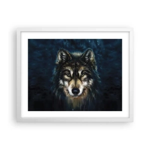 Plagát v bielom ráme - Alfa? A omega - 50x40 cm