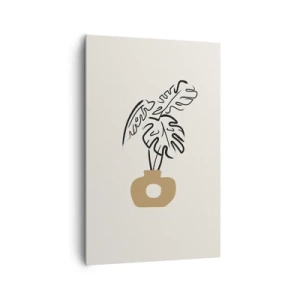 Obraz na plátne - Monstera – ozdoba pre domácnosť - 80x120 cm