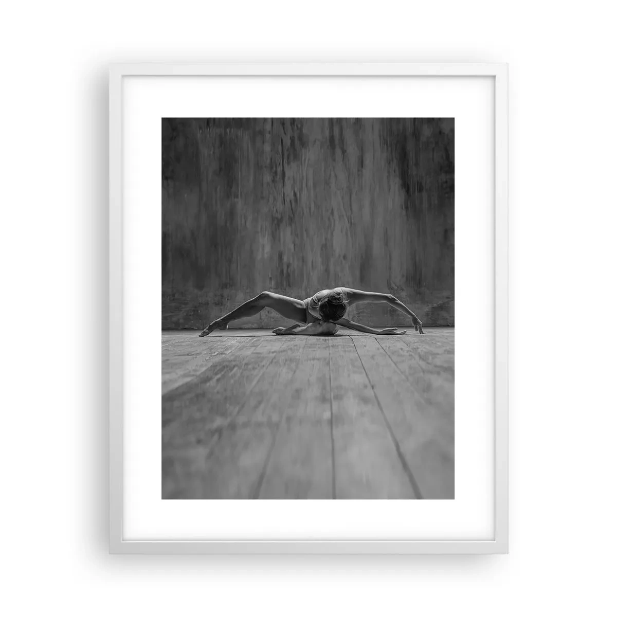 Plagát v bielom ráme - Nájdená symetria - 40x50 cm