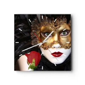 Nástenné hodiny - Pretože život je veľký bál - 30x30 cm