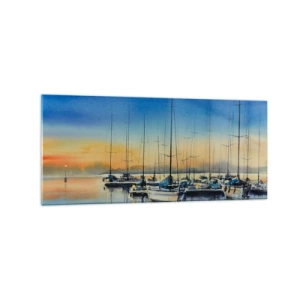 Obraz na skle - Koniec dobrého dňa - 120x50 cm