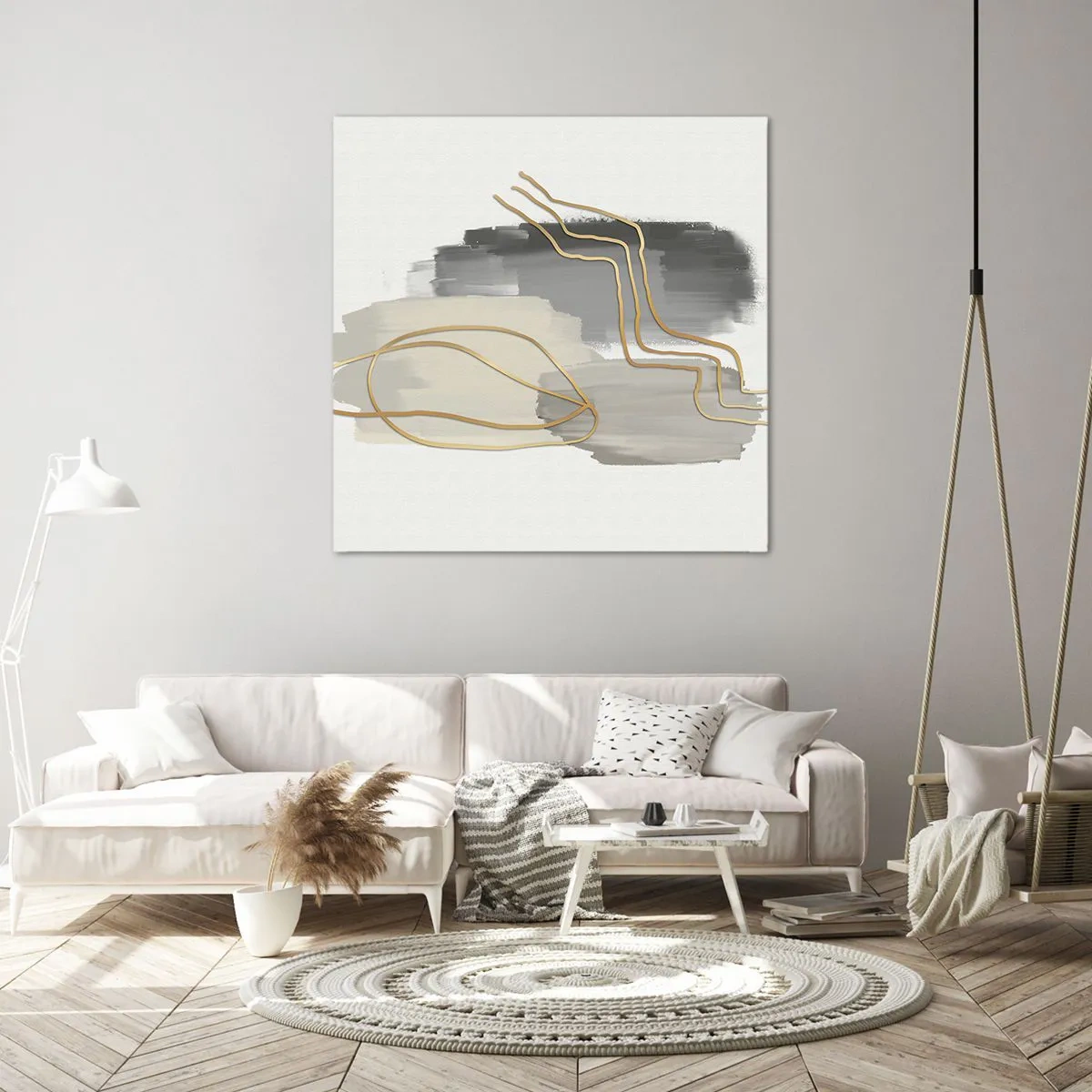 Obraz na plátne - Trvanie a pohyb - 70x70 cm