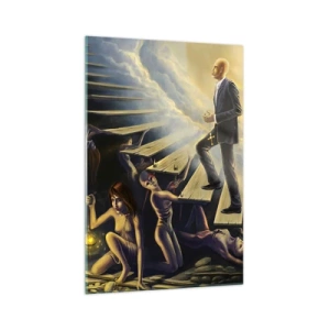 Obraz na skle - Dantovo putovanie k svetlu - 70x100 cm