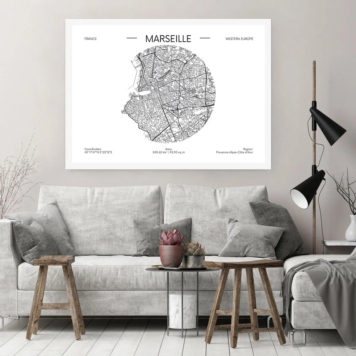 Plagát - Anatómia Marseille - 100x70 cm