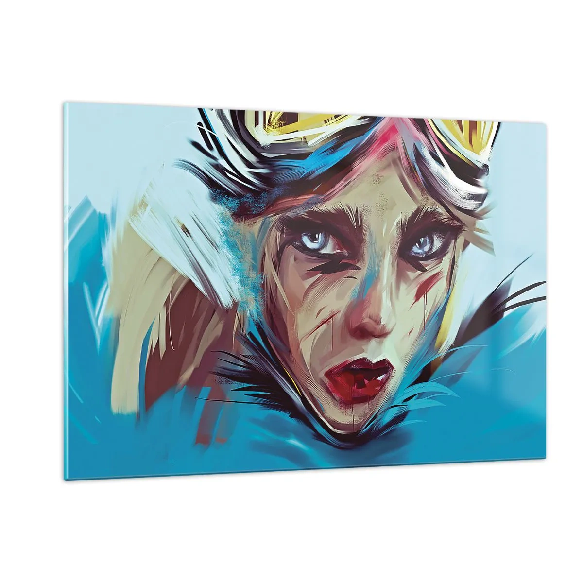 Obraz na skle - Silničná bojovníčka - 120x80 cm