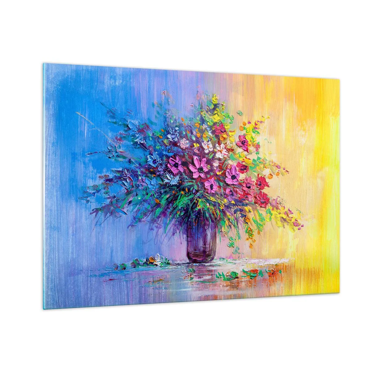 Obraz na skle - Dar letnej lúky - 100x70 cm