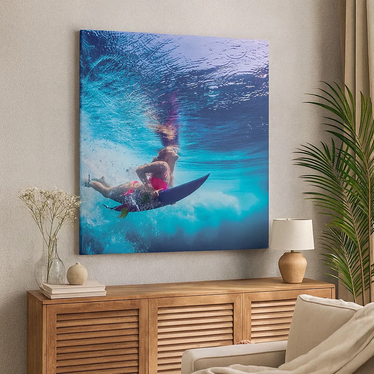 Obraz na plátne - Hĺbka radosti - 30x30 cm