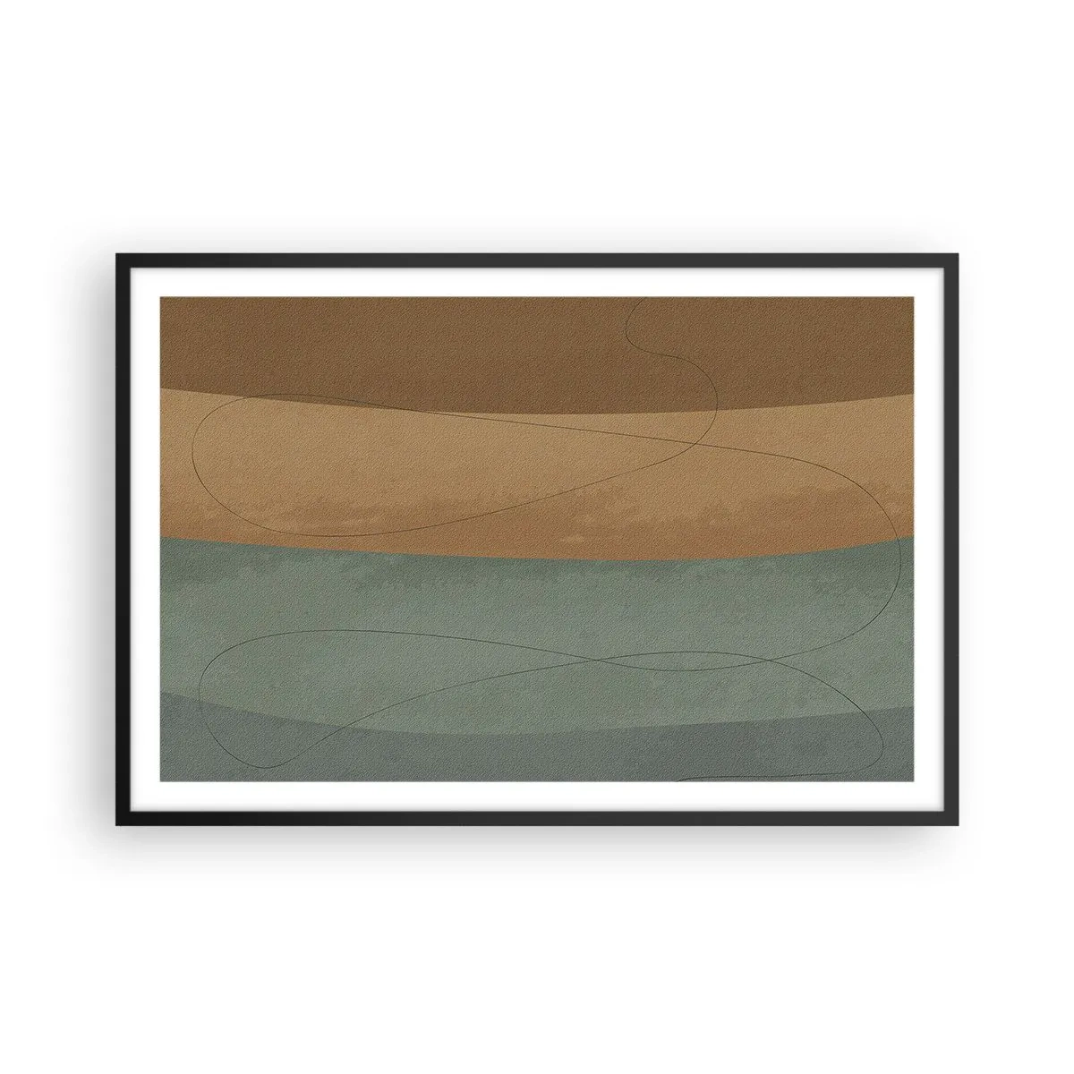 Plagát v čiernom ráme - Horizontálna kompozícia - 91x61 cm