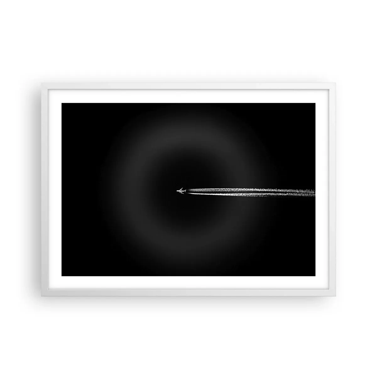 Plagát v bielom ráme - Do inej dimenzie - 70x50 cm