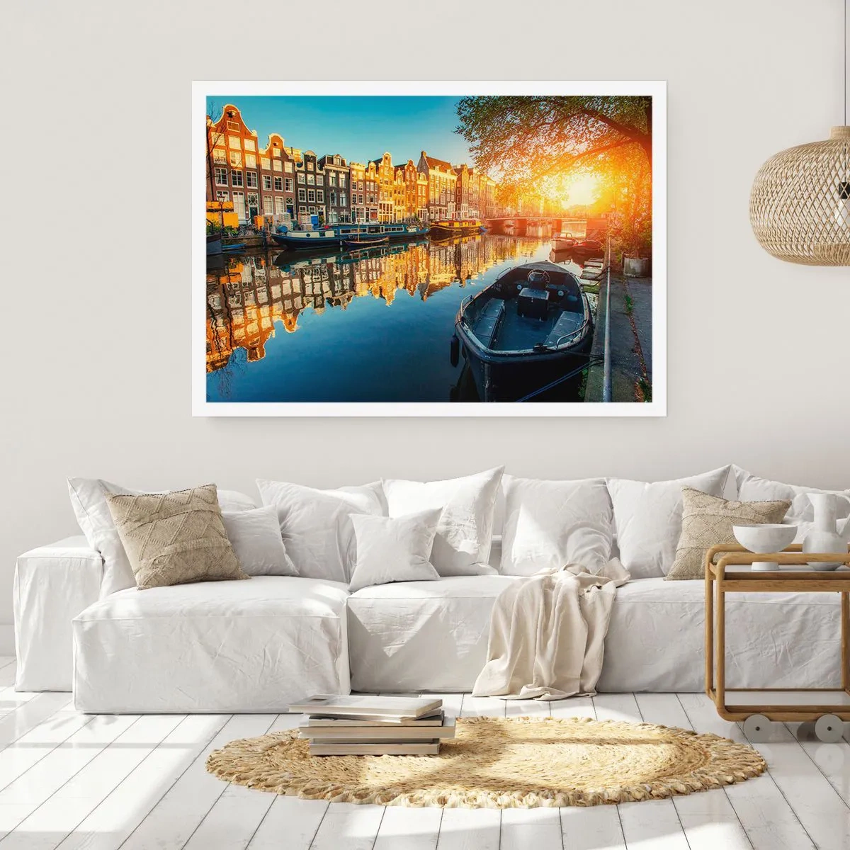 Plagát - Ráno v Amsterdame - 100x70 cm