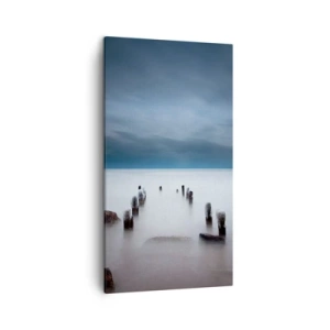 Obraz na plátne - Zamyslené jazero - 45x80 cm