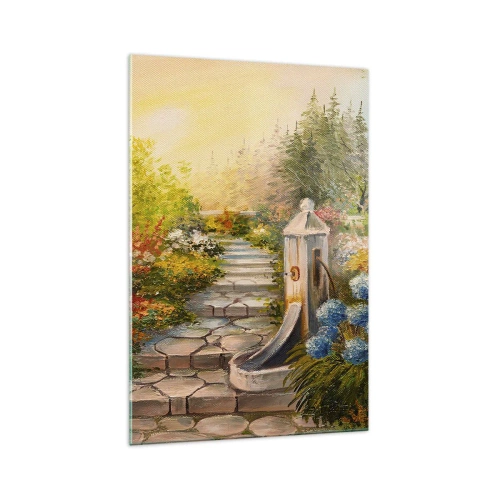 Obraz na skle - V plnom rozkvete - 70x100 cm