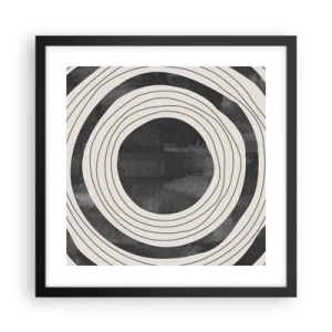 Plagát v čiernom ráme - Presný zásah - 40x40 cm
