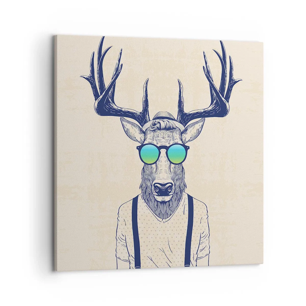 Obraz na plátne - A koho si čakal? - 50x50 cm