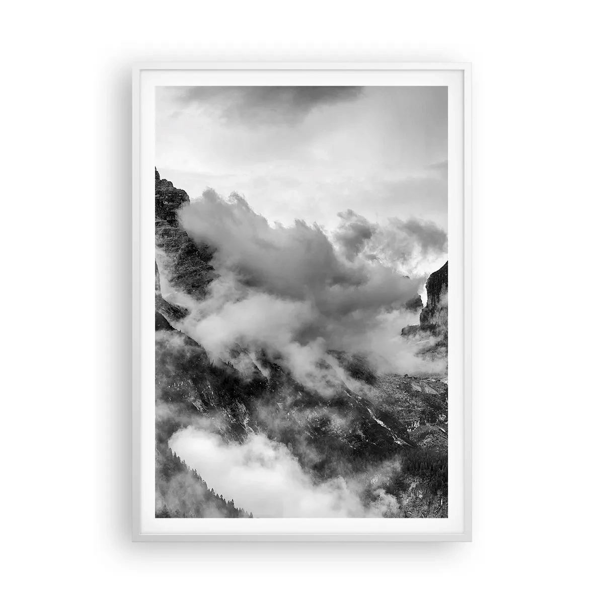 Plagát v bielom ráme - Krásne a kruté - 70x100 cm