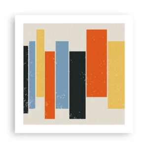 Plagát - Záznam hudby - 50x50 cm