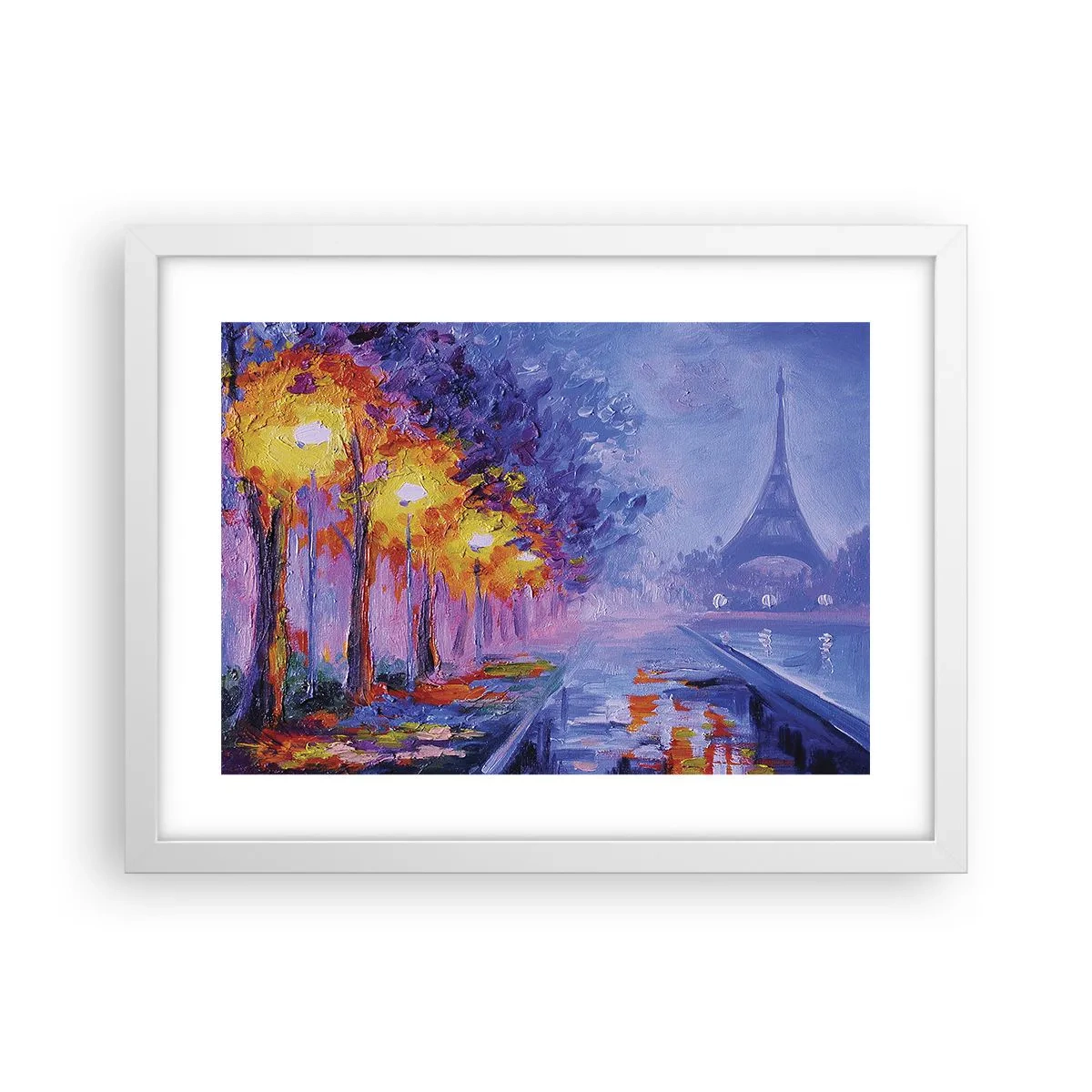 Plagát v bielom ráme - Prechádzka snov - 40x30 cm