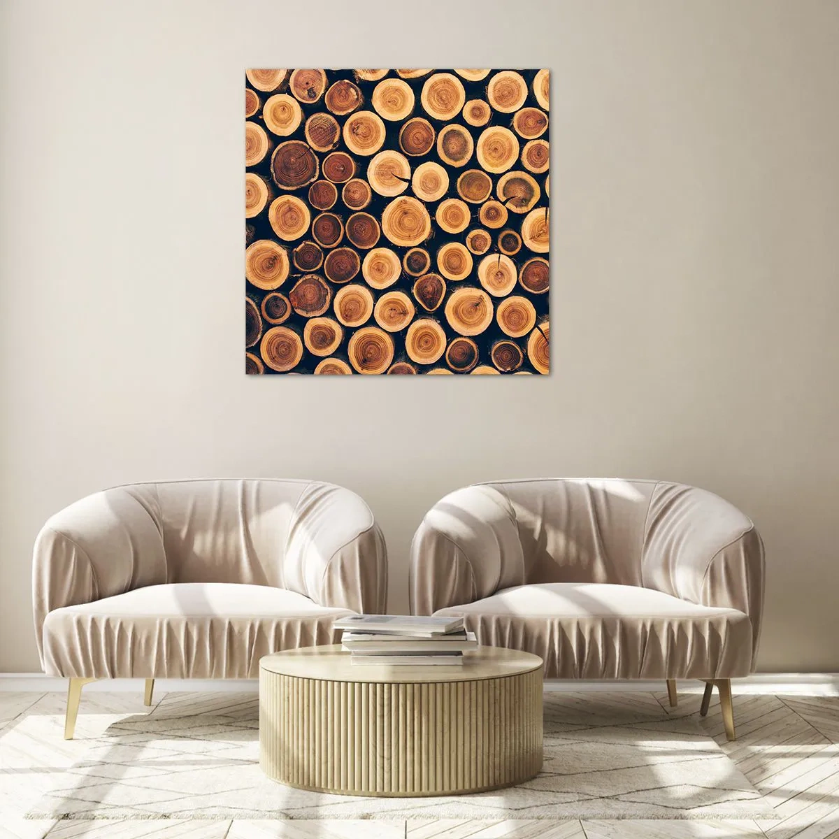 Obraz na skle - Na koľko vyzerám? - 30x30 cm