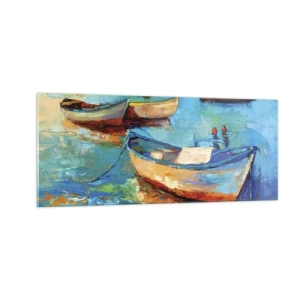 Obraz na skle - V južnom zálive - 100x40 cm