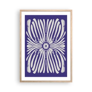 Plagát v ráme zo svetlého duba - Etnické inšpirácie - 50x70 cm