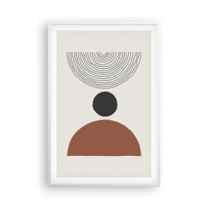 Plagát v bielom ráme - V centre pozornosti - 61x91 cm