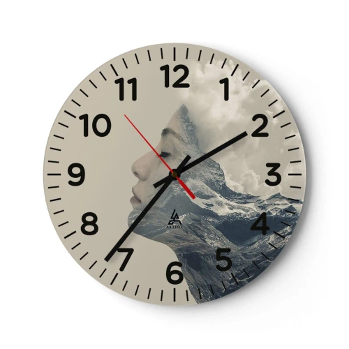 Nástenné hodiny - Krása živlov - 30x30 cm