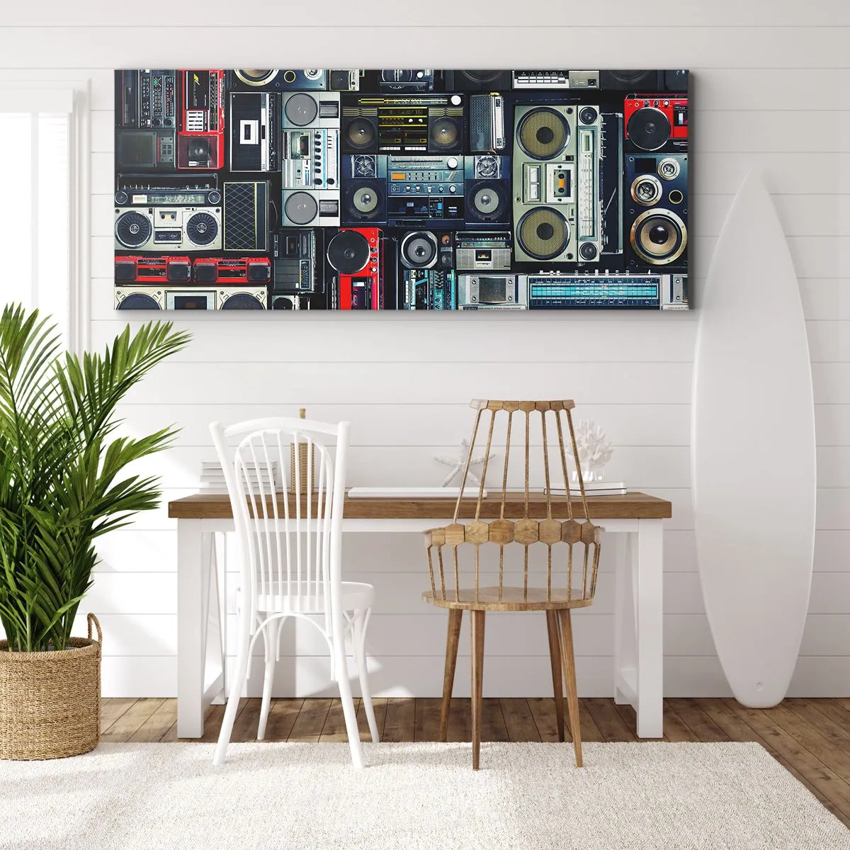 Obraz na plátne - Túžba po 80. rokoch - 120x50 cm