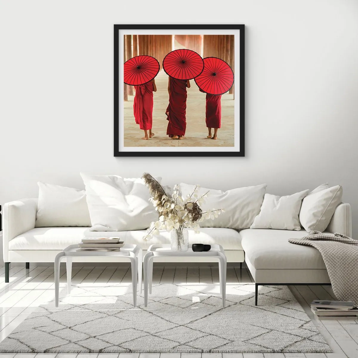 Plagát v čiernom ráme - Na ceste do Čistej ríše - 60x60 cm