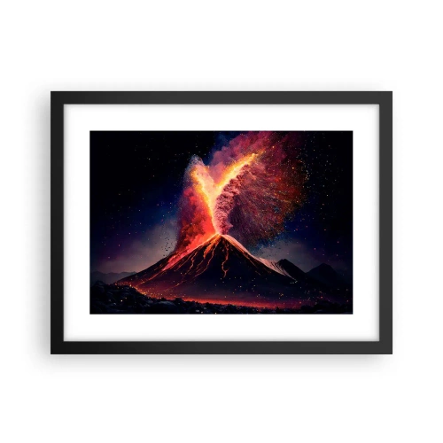 Plagát v čiernom ráme - Krása a hrôza - 40x30 cm