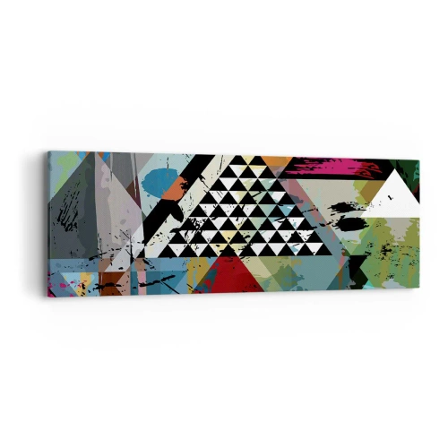 Obraz na plátne - Aké je to jednoduché - 90x30 cm