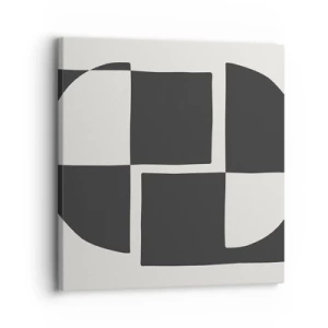 Obraz na plátne - Antitéza – syntéza - 30x30 cm
