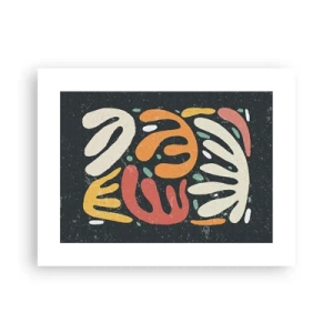 Plagát - Kompozícia – hneď ťa chytím - 40x30 cm