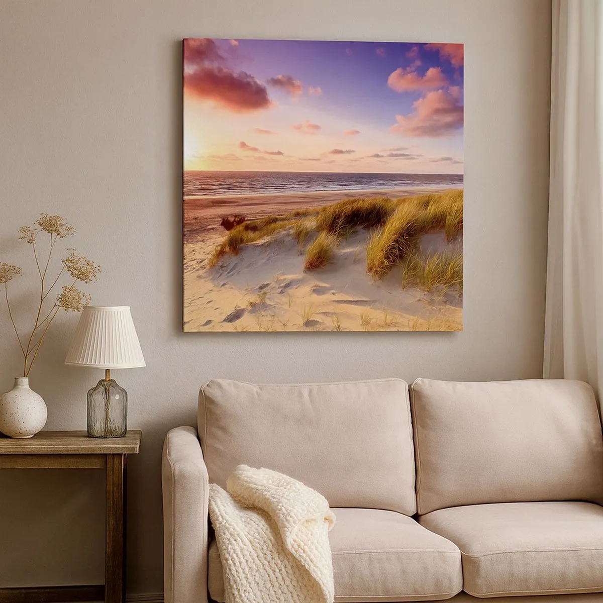 Obraz na plátne - Už letom vonia vzduch - 30x30 cm