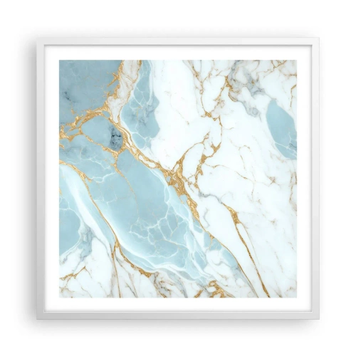 Plagát v bielom ráme - Bohatstvo kameňa - 60x60 cm