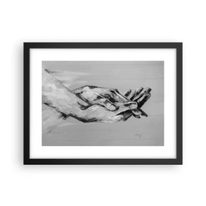 Plagát v čiernom ráme - Začiatok… - 40x30 cm