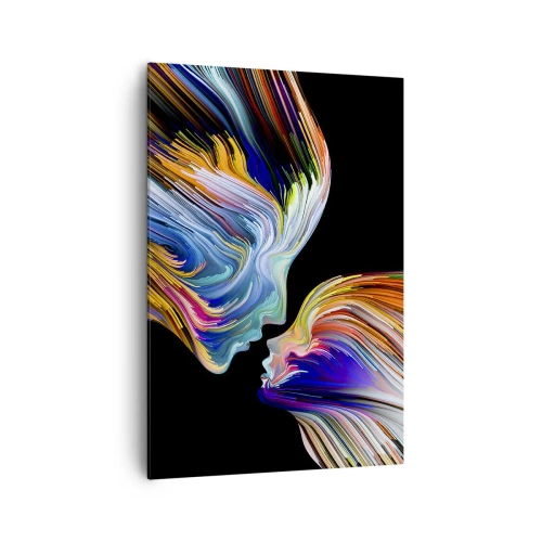 Obraz na plátne - Fúzie energie a svetla - 70x100 cm